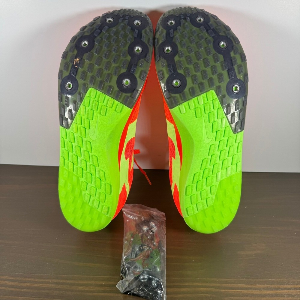 Nike Zoom Rival Waffle 6 Hyper Orange Volt Men's Size 11 DX7999-800 Racing Shoes - Picture 7 of 11